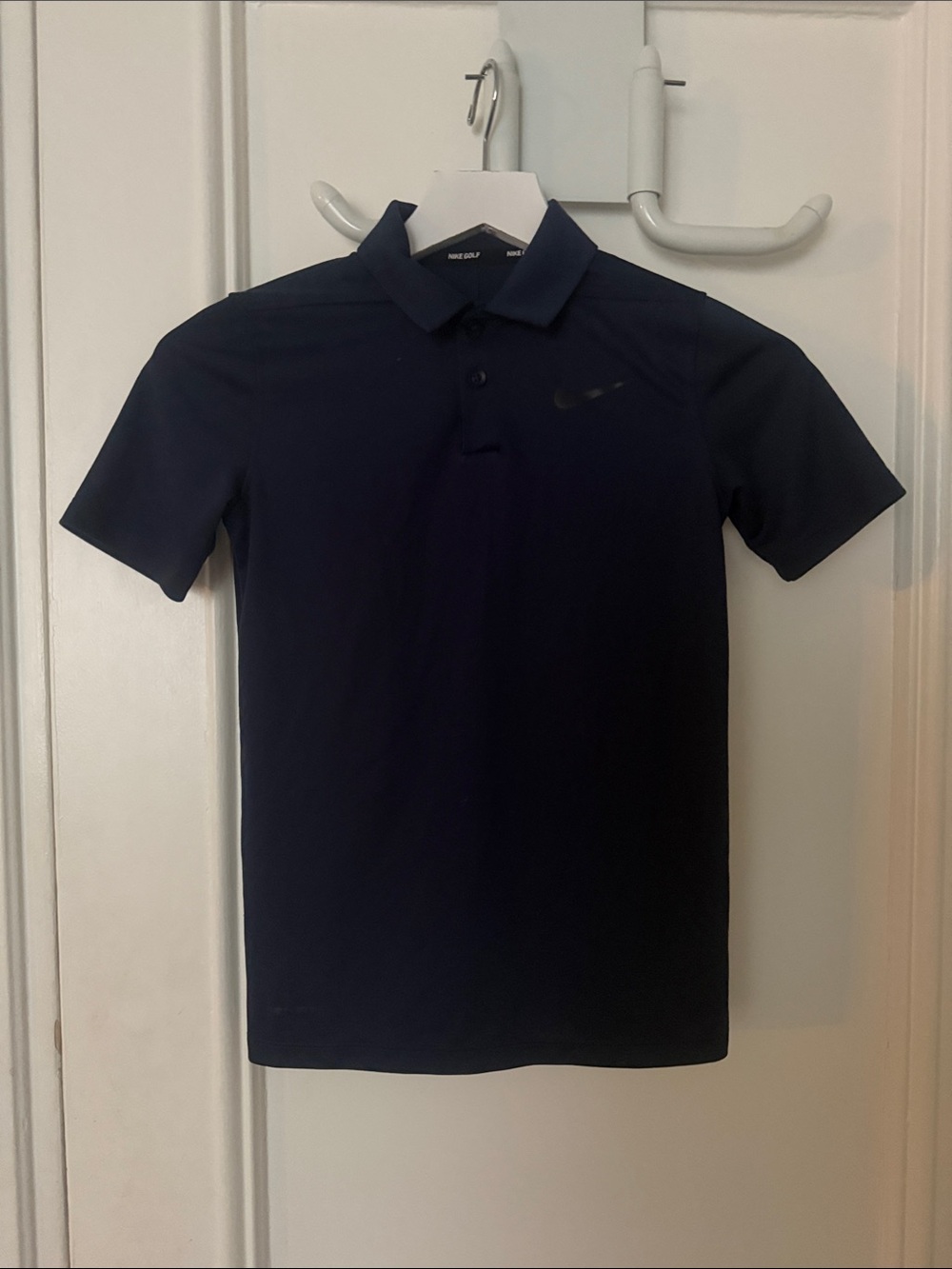 Nike Boys Navy Short-Sleeve Polo